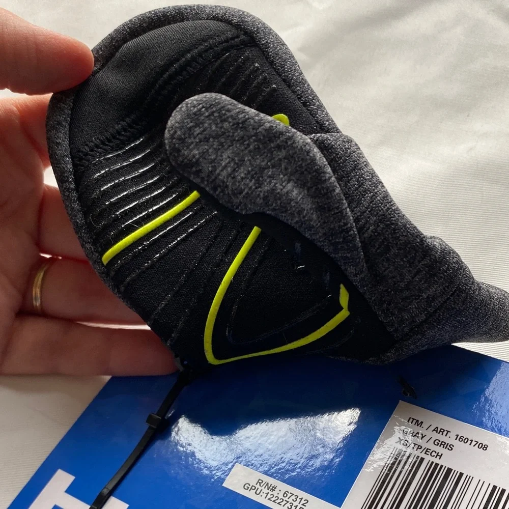 Head Kids' Dark Gray Mittens - touchscreen compatible